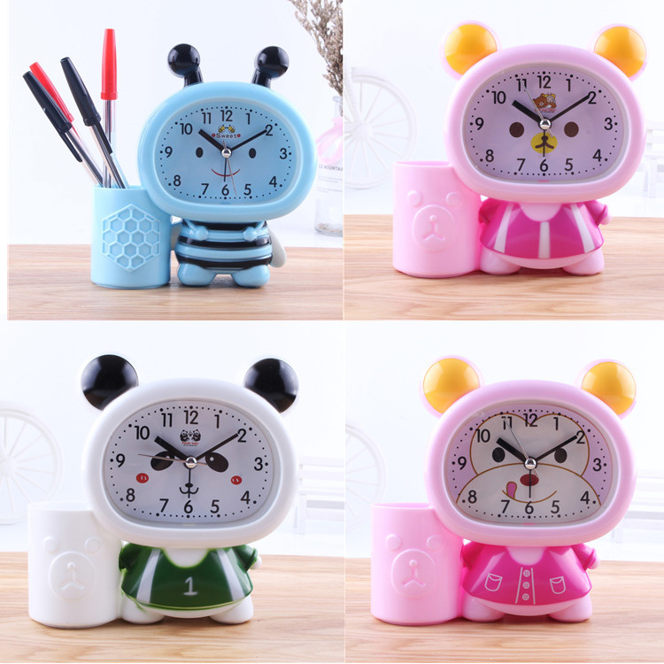 In Stock Wholesale 7032 Bee Pen Holder Little Alarm Clock Student Bedside Alarm Clock Creative Children's Gift Alarm Clock In Stock Wholesale 7032 Bee Pen Holder Little Alarm Clock Student Bedside Alarm Clock Creative Children's Gift Alarm Clock