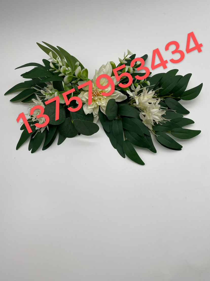 Christmas Wreath, Artificial Flower Leaf, Imitative Tree, Circle, Garland,