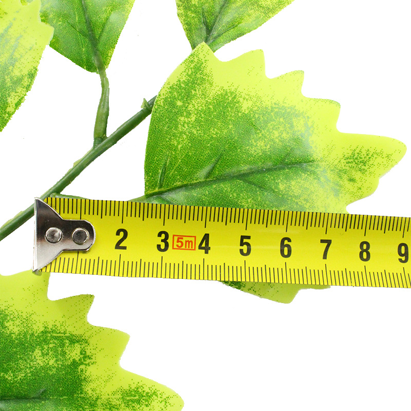Artificial Plant Poplar Leaf Autumn Color Maple Leaf Locust Tree False Leaf Single Stem Decorative Desert Green Plant Wholesale Artificial Plant Poplar Leaf Autumn Color Maple Leaf Locust Tree False Leaf Single Stem Decorative Desert Green Plant Wholesale
