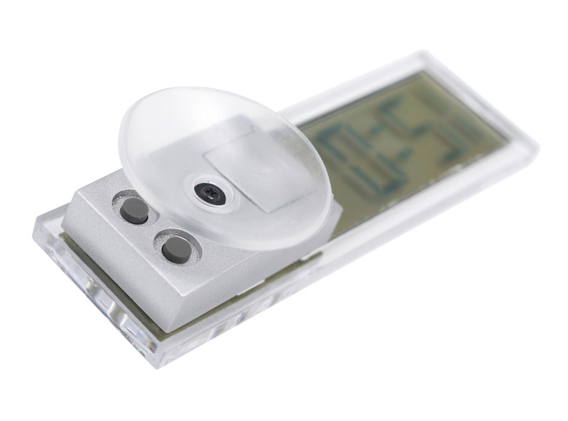 Practical car electronic clock sucker clock k-033 car transparent liquid crystal display time clock Practical car electronic clock sucker clock k-033 car transparent liquid crystal display time clock