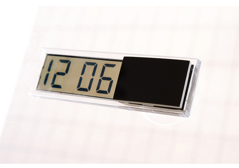 Practical car electronic clock sucker clock k-033 car transparent liquid crystal display time clock Practical car electronic clock sucker clock k-033 car transparent liquid crystal display time clock