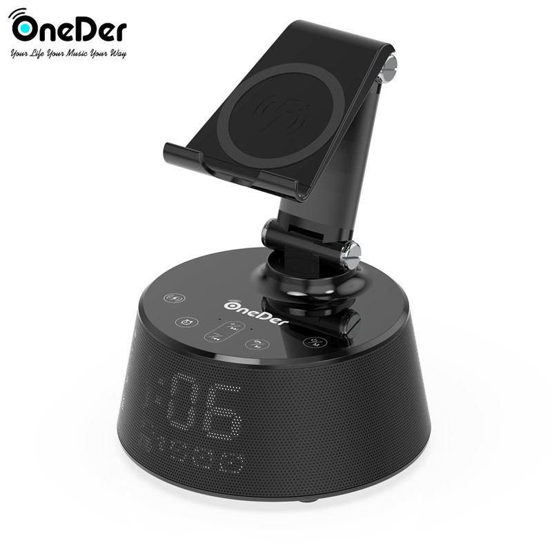 OneDer boda new V02 mobile phone wireless speaker clock usb flash drive TF card multi-function bluetooth speaker