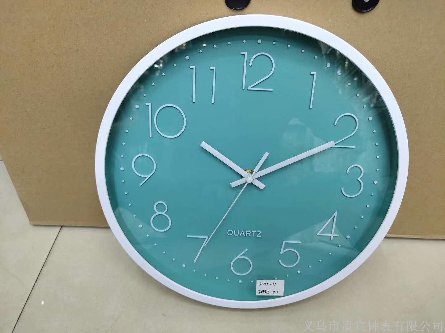 Wall clock living room watch modern contracted quartz clock personality fashion single side clock bedroom household circular silent clock Wall clock living room watch modern contracted quartz clock personality fashion single side clock bedroom household circular silent clock