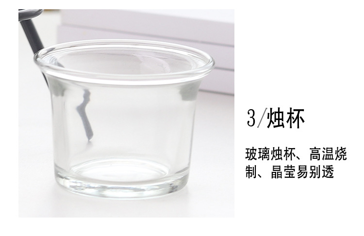 Wholesale Nordic simple creative Tie Yi deer candlestick household desktop atmosphere decorate candle table decoration