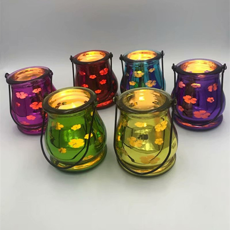 Indoor Holiday LED Light Battery Box Color Binaural Glass Candlestick Lamp Copper Wire Lamp String Decorative Atmosphere Night Light Indoor Holiday LED Light Battery Box Color Binaural Glass Candlestick Lamp Copper Wire Lamp String Decorative Atmosphere Night Light
