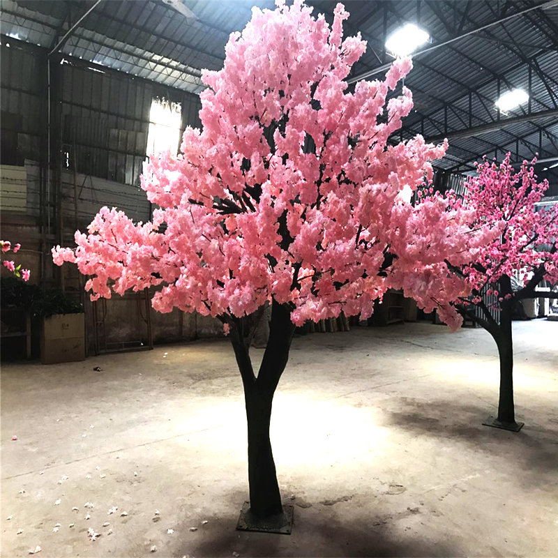 Artificial Cherry Tree Large Emulational Peach Tree Shopping Mall Decoration for Wedding Hotel Decoration Large Simulation Plant