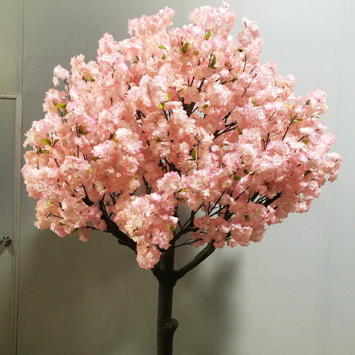 Artificial Cherry Tree Large Emulational Peach Tree Shopping Mall Decoration for Wedding Hotel Decoration Large Simulation Plant Artificial Cherry Tree Large Emulational Peach Tree Shopping Mall Decoration for Wedding Hotel Decoration Large Simulation Plant