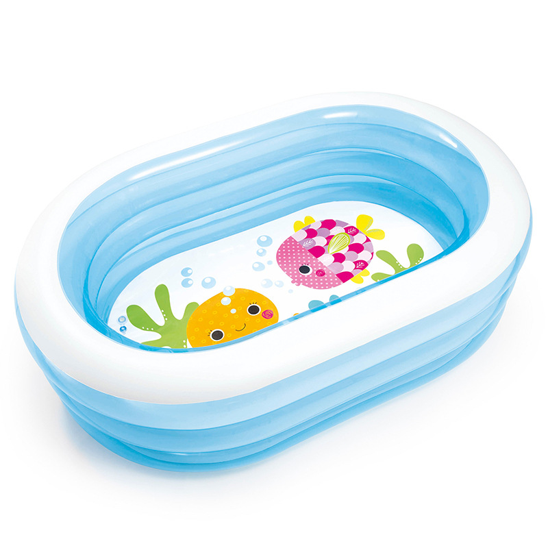 Intex Home Inflatable Swimming Pool Ocean Ball Pool Oval Inflatable Pool Children&#039;s Bathtub Sand Pit 57482