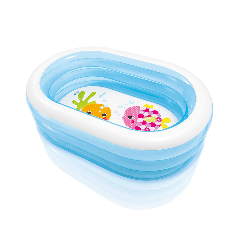 Intex Home Inflatable Swimming Pool Ocean Ball Pool Oval Inflatable Pool Children&#039;s Bathtub Sand Pit 57482