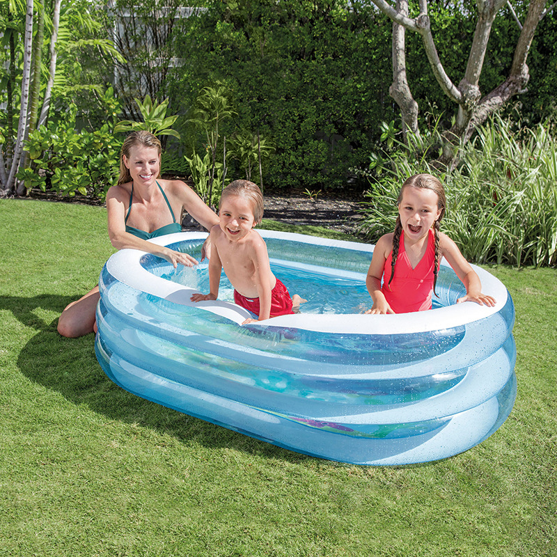 Intex Home Inflatable Swimming Pool Ocean Ball Pool Oval Inflatable Pool Children's Bathtub Sand Pit 57482