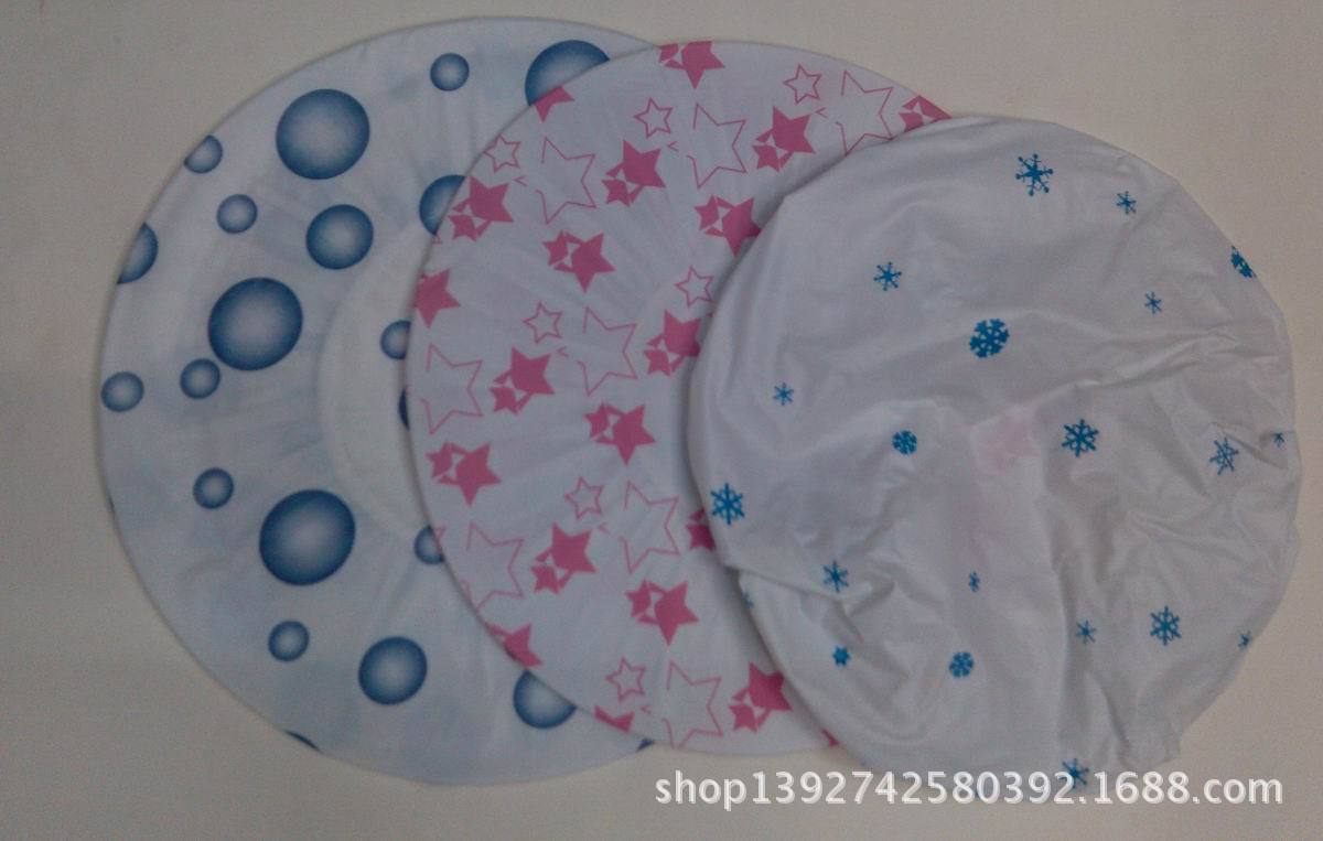 Disposable shower cap/dust cap/dyed hat/hotel shower cap comfort shower cap