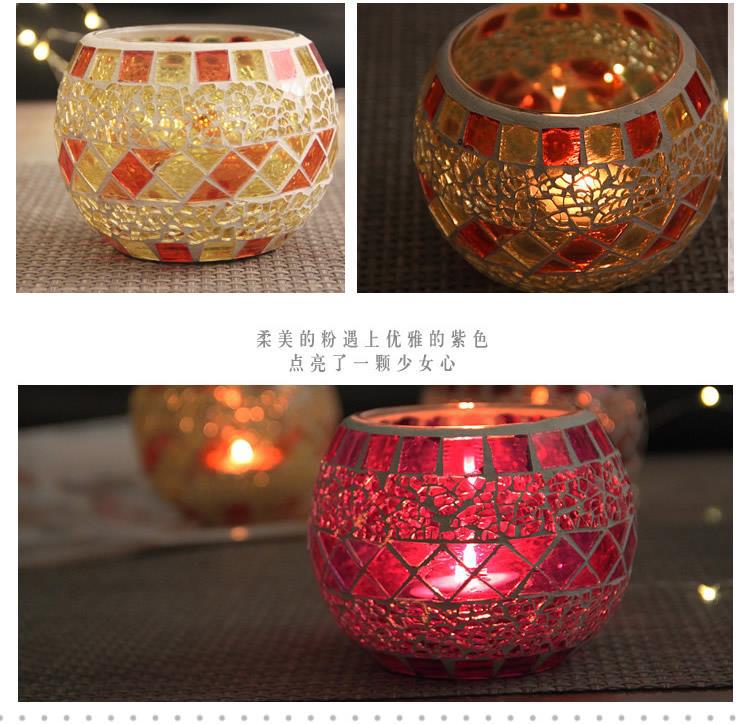 Colorful Mosaic Glass Candlestick Romantic Ornaments Gift DIY Incense Cup Candle Cup Succulent Flower Pot Pen Holder Colorful Mosaic Glass Candlestick Romantic Ornaments Gift DIY Incense Cup Candle Cup Succulent Flower Pot Pen Holder