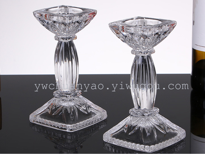 Crystal candlestick glass candlestick tall candlestick Crystal candlestick glass candlestick tall candlestick