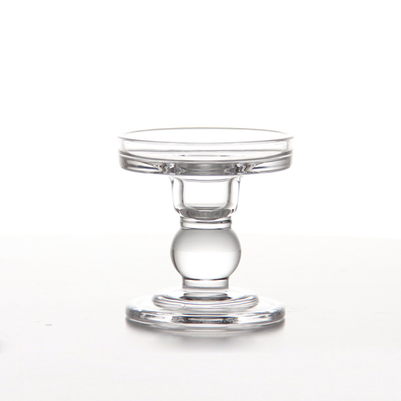 Factory Supply Glass Candlestick Medium Candlestick Wholesale European Restaurant Tall Candlestick Glass Crafts Spot Factory Supply Glass Candlestick Medium Candlestick Wholesale European Restaurant Tall Candlestick Glass Crafts Spot