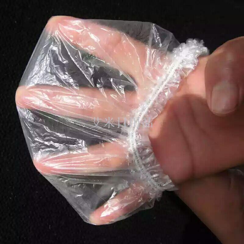 Solid color disposable shower cap shower shower cap kitchen fume proof disposable shower cap