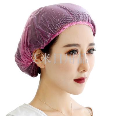 Solid color disposable shower cap shower shower cap kitchen fume proof disposable shower cap Solid color disposable shower cap shower shower cap kitchen fume proof disposable shower cap