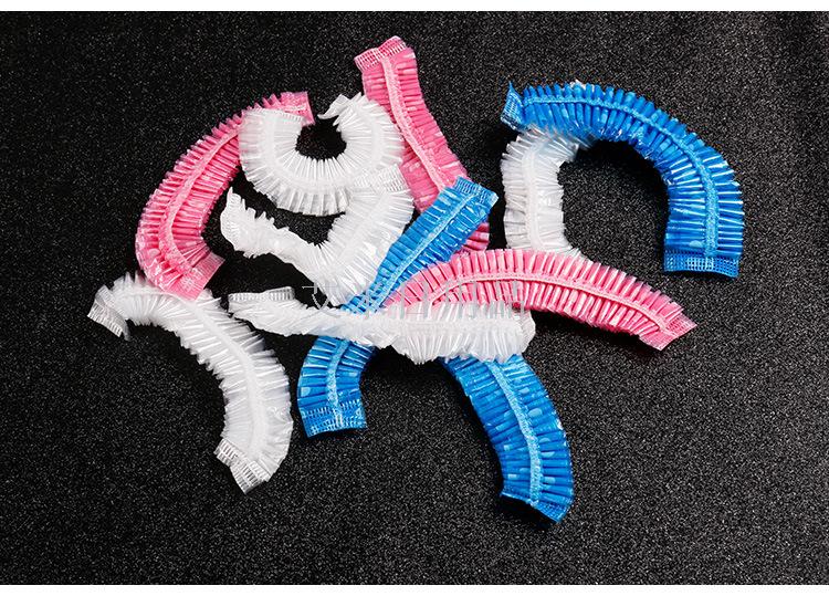 Solid color disposable shower cap shower shower cap kitchen fume proof disposable shower cap Solid color disposable shower cap shower shower cap kitchen fume proof disposable shower cap