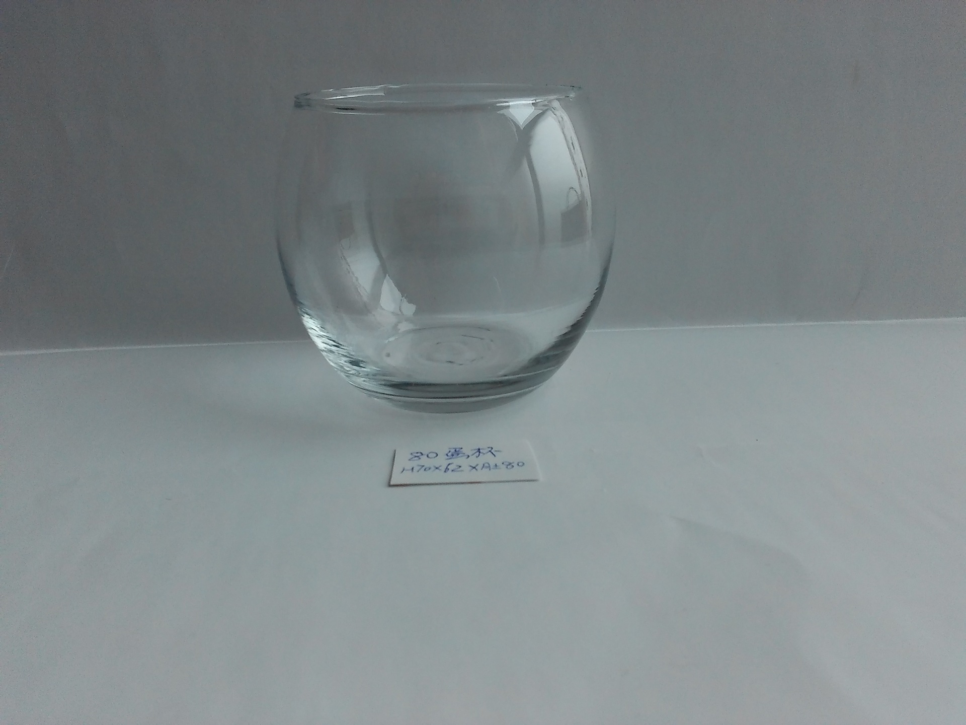 80 Eggcup Candlestick Candle Glass Container, Electroplating Spray Color Goblet