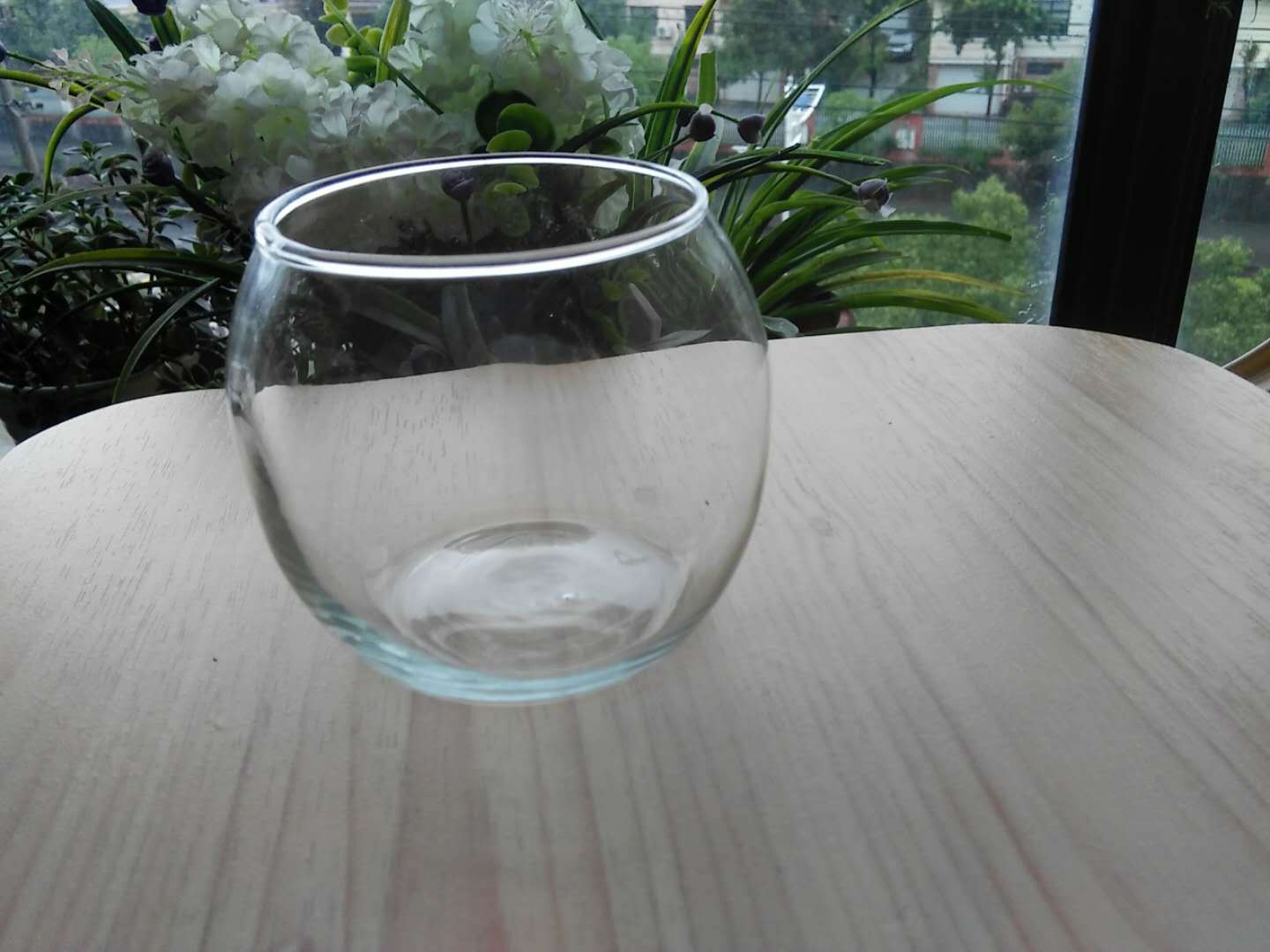 80 Eggcup Candlestick Candle Glass Container, Electroplating Spray Color Goblet