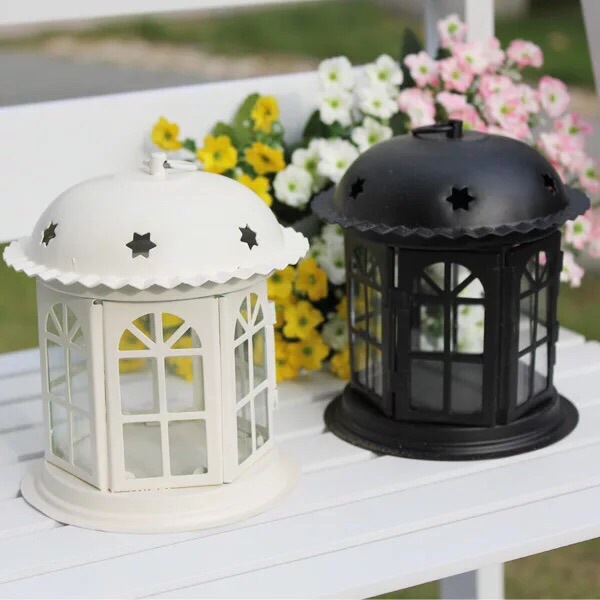 Iron Candlestick Candlestick Storm Light Bar Lamp New Exotic Gift Home Decorations