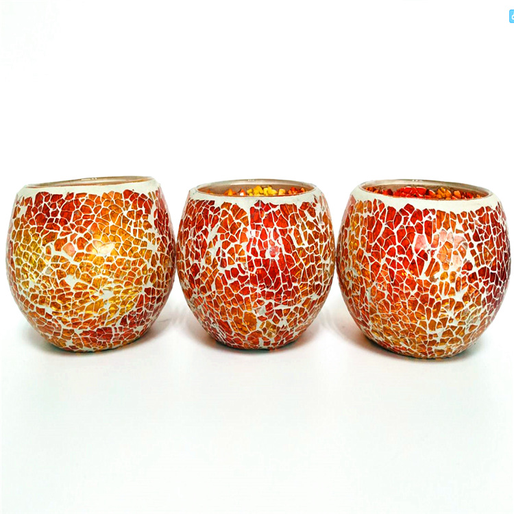 Glass Candlestick Mosaic Candlestick Decoration Wedding Celebration Decoration Decoration Color Size Size Can Be Customized