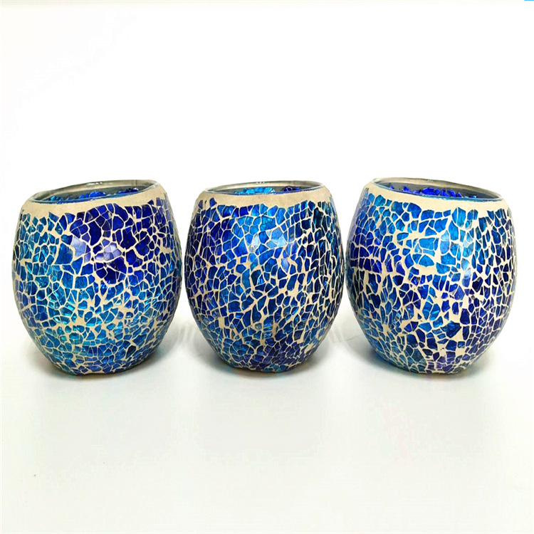Glass Candlestick Mosaic Candlestick Decoration Wedding Celebration Decoration Decoration Color Size Size Can Be Customized