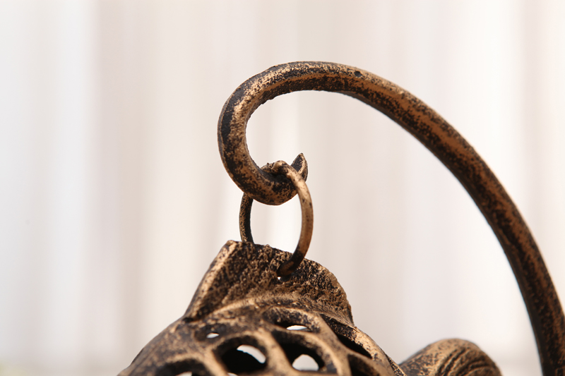 Cast Iron Fish Lamp Aromatherapy Stove Personality Retro Iron Art Candlestick Pendant Accessories and Decorations Creative Gift