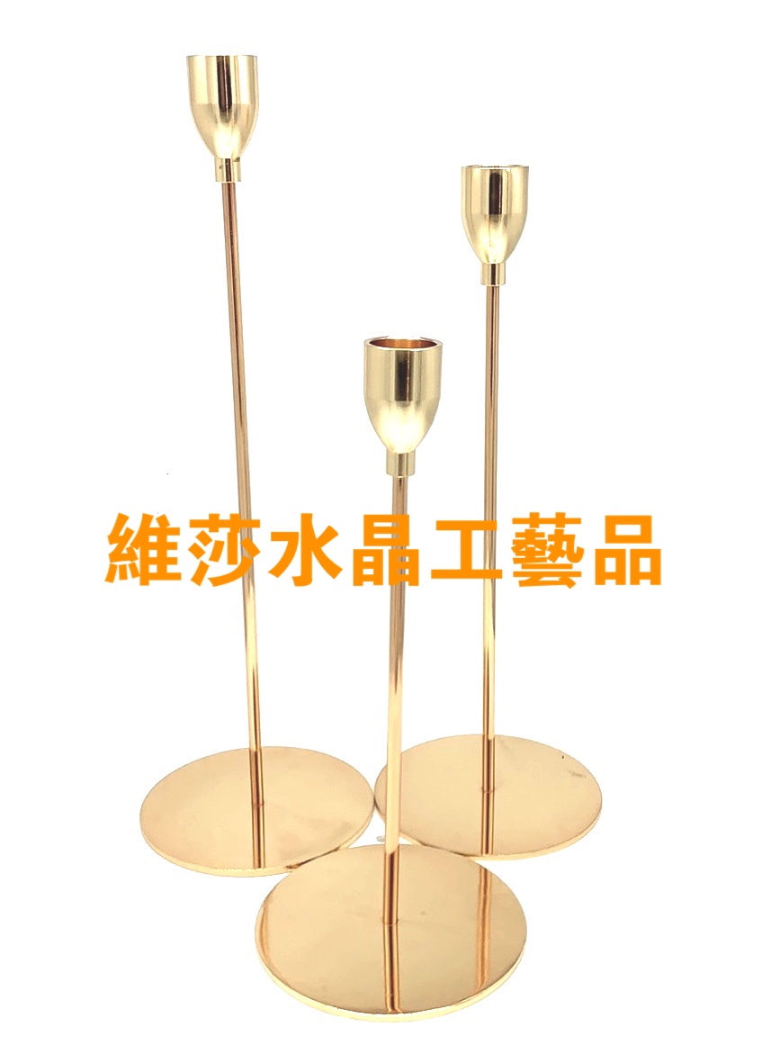 European top grade crystal candlestick