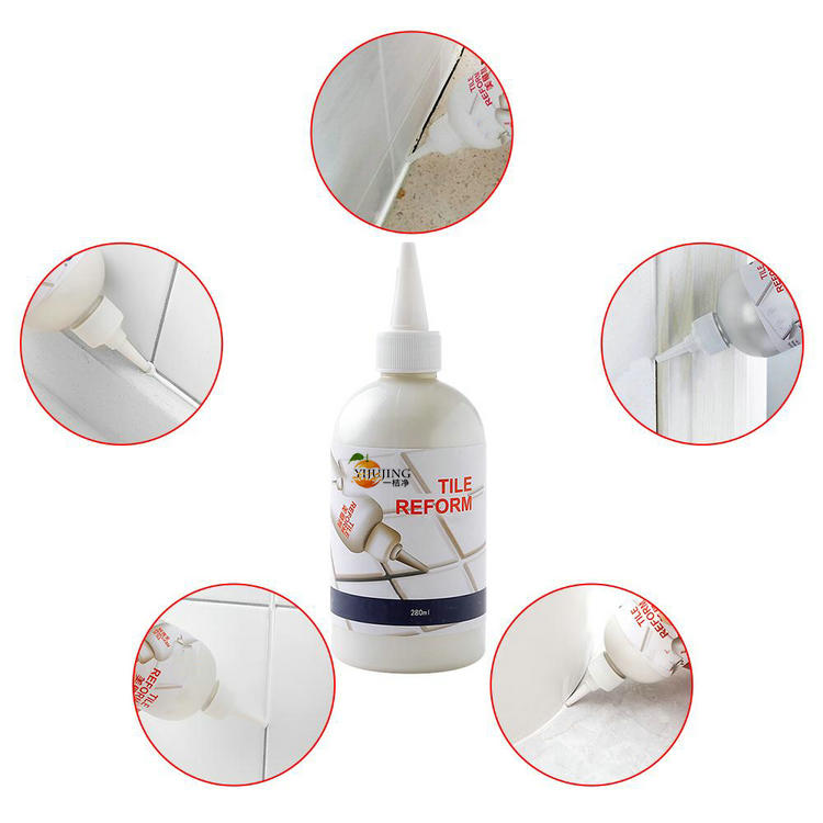 Professional White Tile Reform Gap Beauty Sealant 280ml Repair Seam Wall Glue for bathtub tiles Professional White Tile Reform Gap Beauty Sealant 280ml Repair Seam Wall Glue for bathtub tiles