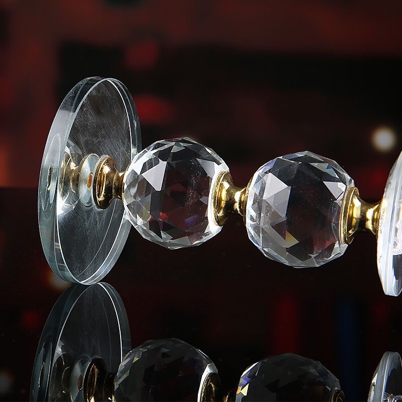 Crystal candlestick crystal decoration wedding candlestick festival supplies