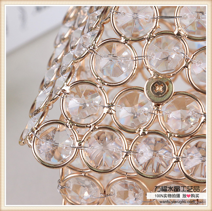 Iron candlestick Candle Candlestick crystal ornaments to decorate the character table