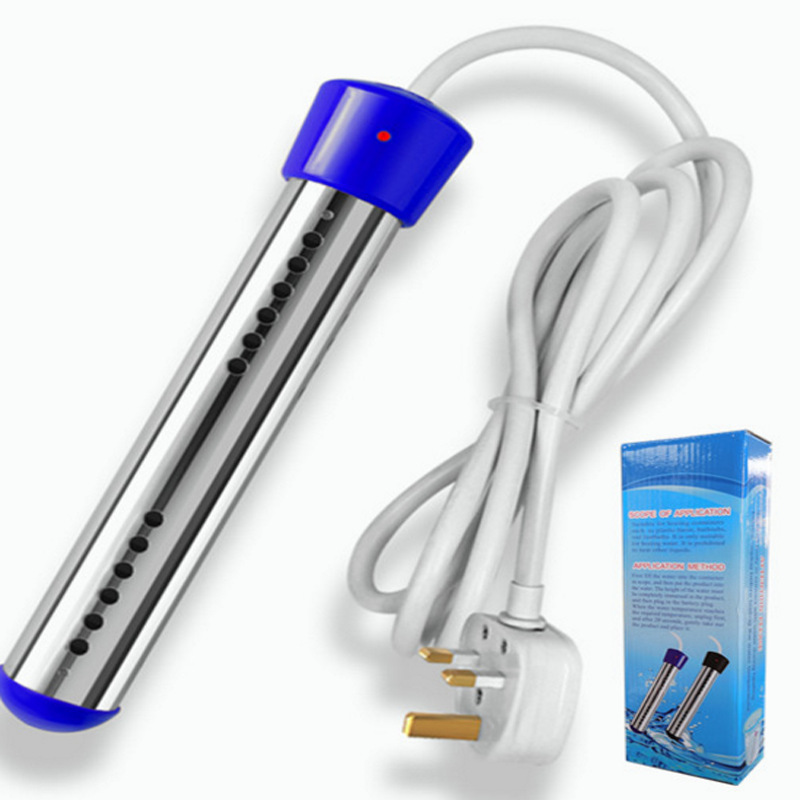 Immersion Heater Bath Bucket Bathtub Bucket High Power Water Boiler Sheath British Regulatory Plug 1500w-3000w