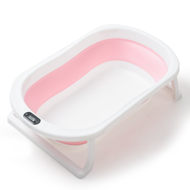 Baby Bathtub Baby Folding Tub Newborn Child Sitting Lying Household Large Size Bath Barrel Children's Product