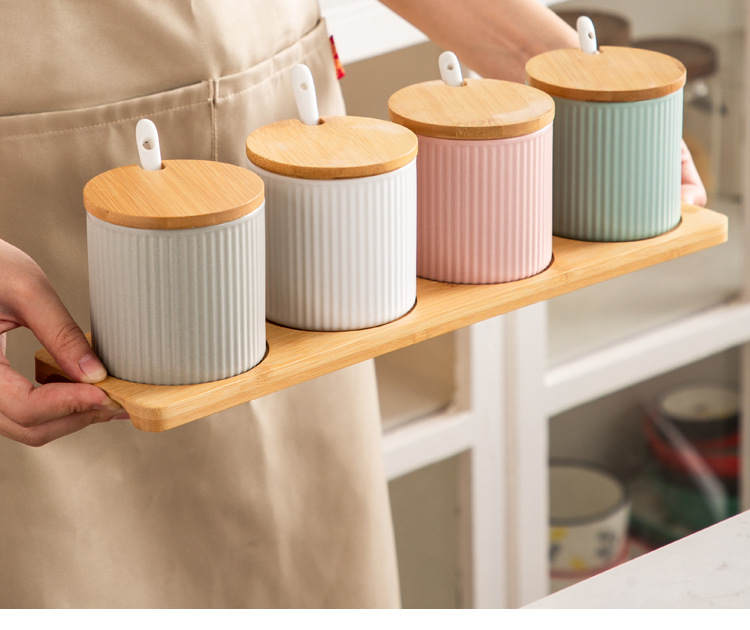 Household Ceramic Seasoning Jar Seasoning Box Condiment Bottle Cans Macaron Salt Jar Pepper Kitchen Supplies Set Household Ceramic Seasoning Jar Seasoning Box Condiment Bottle Cans Macaron Salt Jar Pepper Kitchen Supplies Set
