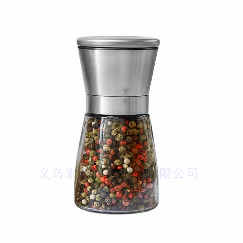 180ml Salt and Pepper Grinder Set - Salt and Pepper Shakers for Professional Chef