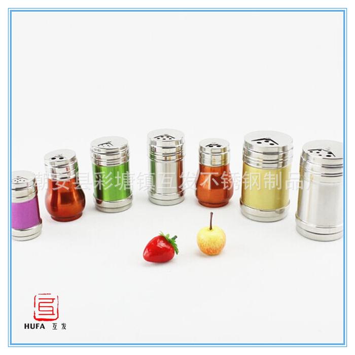 salt shakers seasoning shaker pepper canister stainless steel kitchenware
