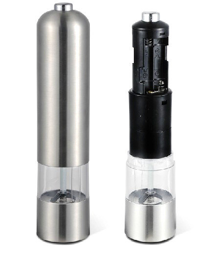 Electric stainless steel, pepper and salt the grinder ceramic core pepper mill spot