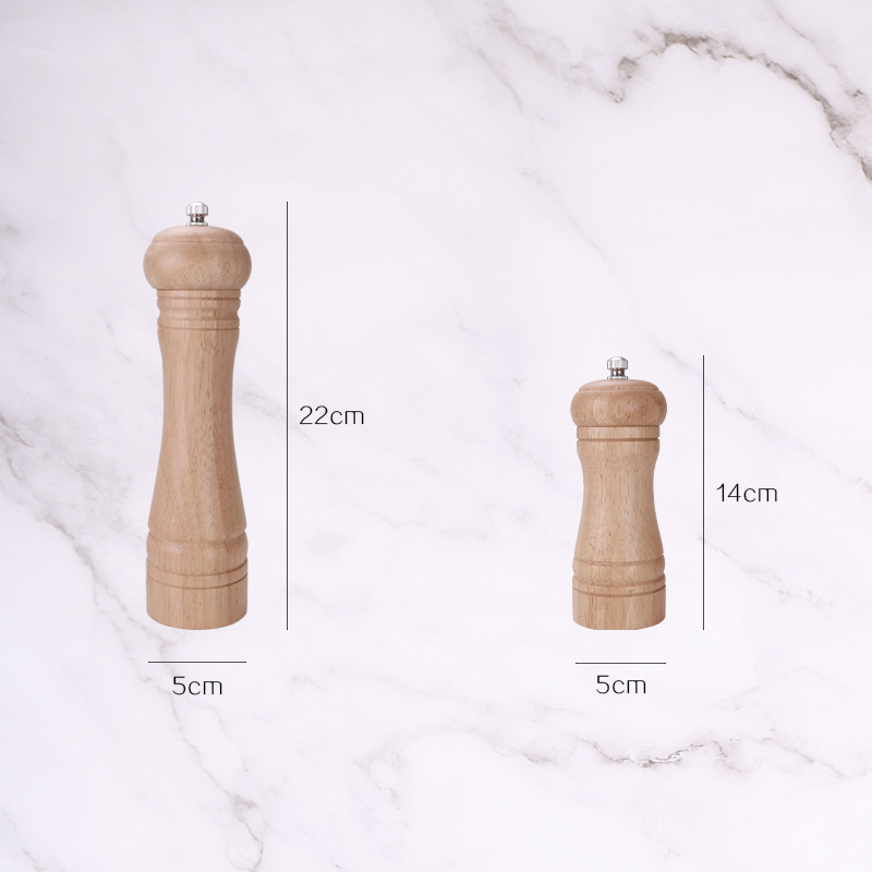 Kitchen Tools Solid Wood 5-Inch 8-Inch Manual Grinding Device Pepper Pepper Salt Grinder Kitchen Innovative Supplies