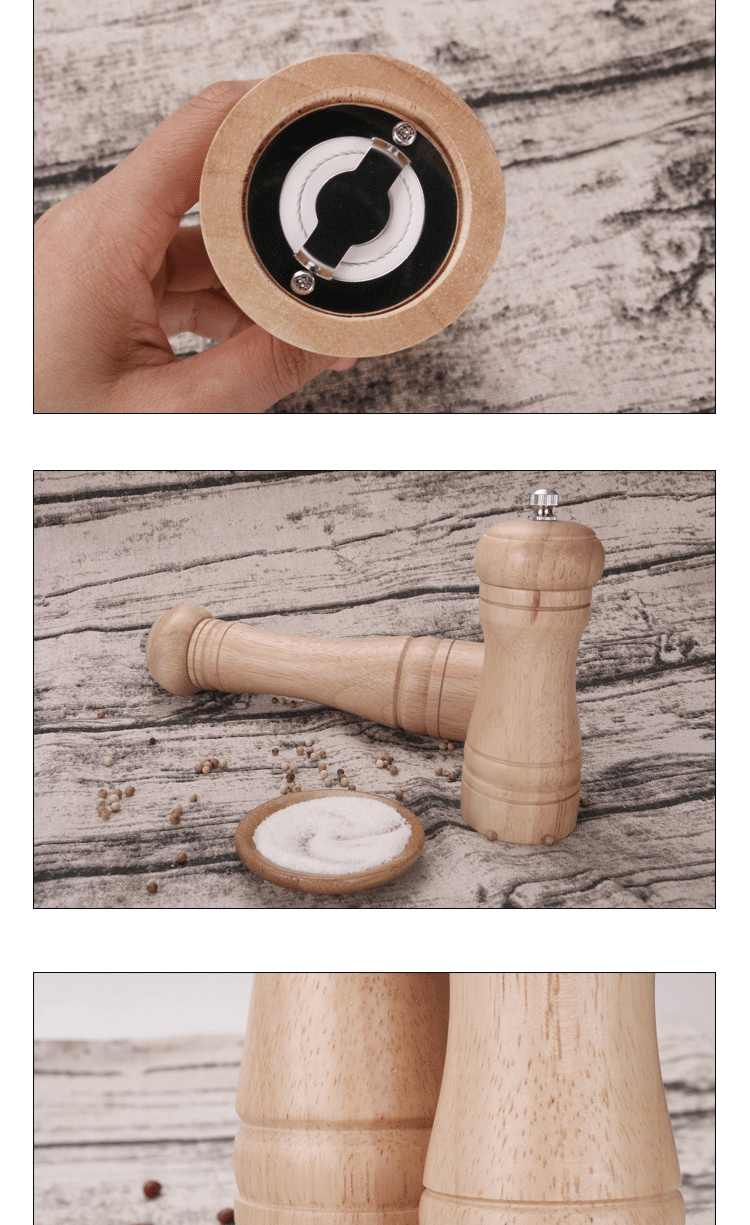 Kitchen Tools Solid Wood 5-Inch 8-Inch Manual Grinding Device Pepper Pepper Salt Grinder Kitchen Innovative Supplies Kitchen Tools Solid Wood 5-Inch 8-Inch Manual Grinding Device Pepper Pepper Salt Grinder Kitchen Innovative Supplies