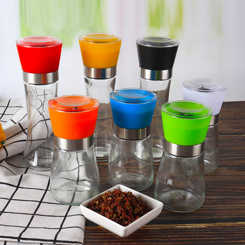Third-Generation Manual Black Pepper Grinder Seasoning Bottle Peppercorn Grinding Pepper Salt Barbecue Cumin Cruet Third-Generation Manual Black Pepper Grinder Seasoning Bottle Peppercorn Grinding Pepper Salt Barbecue Cumin Cruet