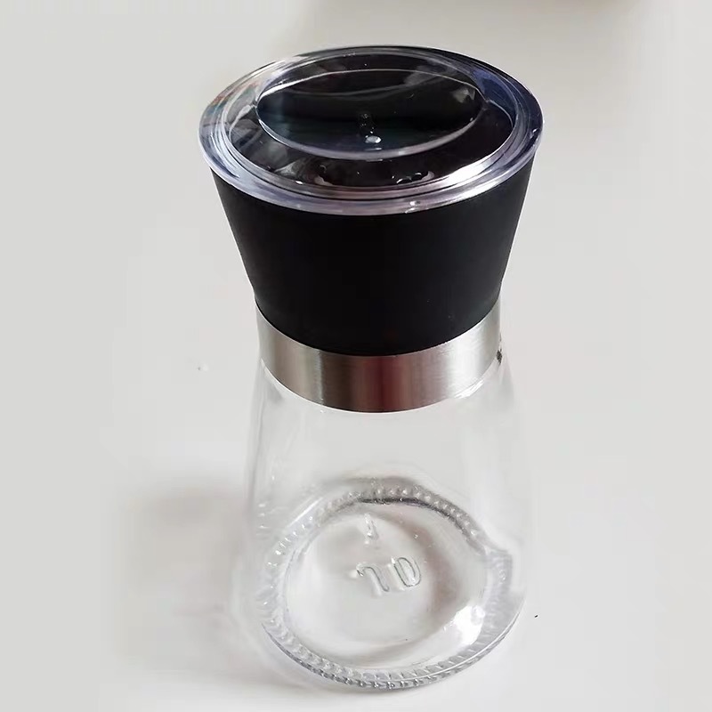 Third-Generation Manual Black Pepper Grinder Seasoning Bottle Peppercorn Grinding Pepper Salt Barbecue Cumin Cruet Third-Generation Manual Black Pepper Grinder Seasoning Bottle Peppercorn Grinding Pepper Salt Barbecue Cumin Cruet