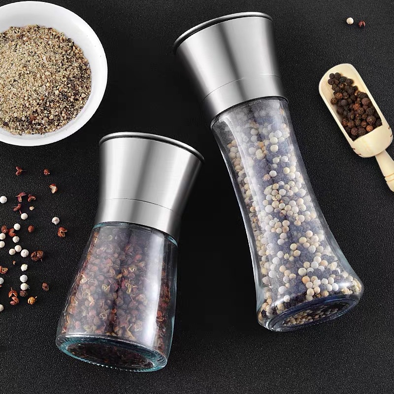 Third-Generation Manual Black Pepper Grinder Seasoning Bottle Peppercorn Grinding Pepper Salt Barbecue Cumin Cruet Third-Generation Manual Black Pepper Grinder Seasoning Bottle Peppercorn Grinding Pepper Salt Barbecue Cumin Cruet
