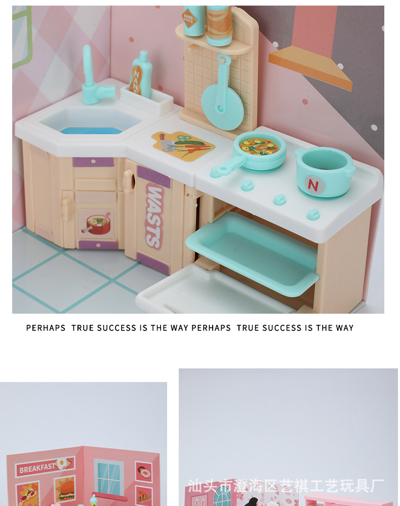 Small Corner Micro Blind Box Toy Girls Playing House Mini Kitchen Children's Educational Hand-Made DIY Cottage Small Corner Micro Blind Box Toy Girls Playing House Mini Kitchen Children's Educational Hand-Made DIY Cottage