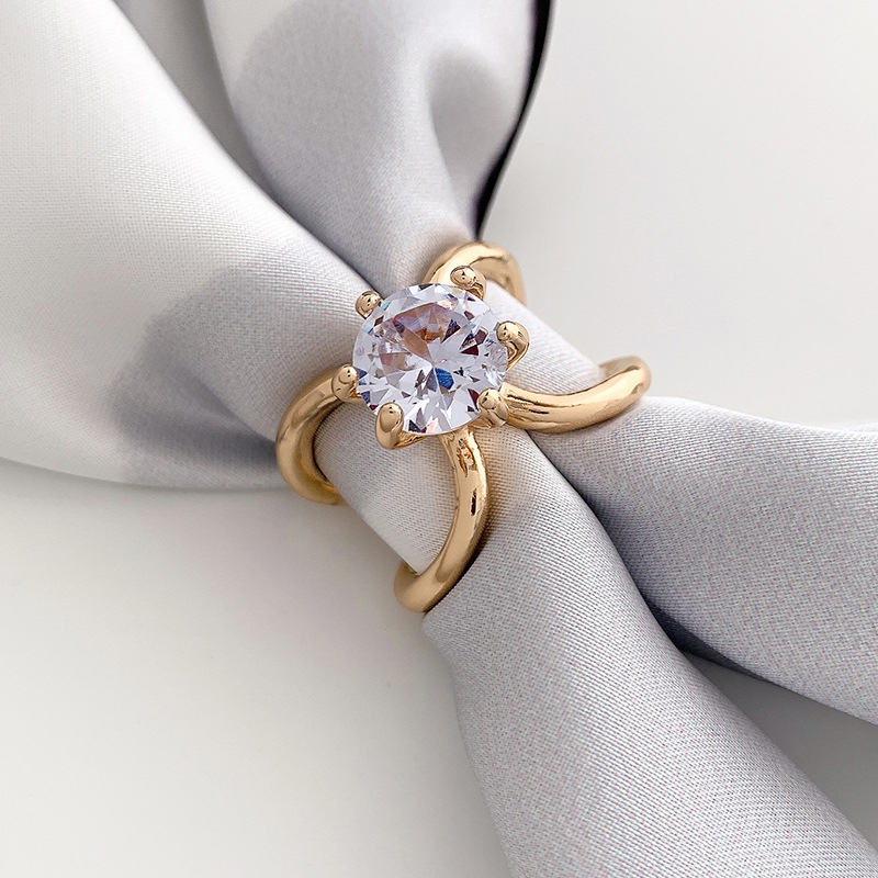 Decorative Scarf Scarf Buckle Women&#039;s Clothes Corner Knot Buckle Waist Hem Ring T-shirt Rhinestone Pearl Brooch