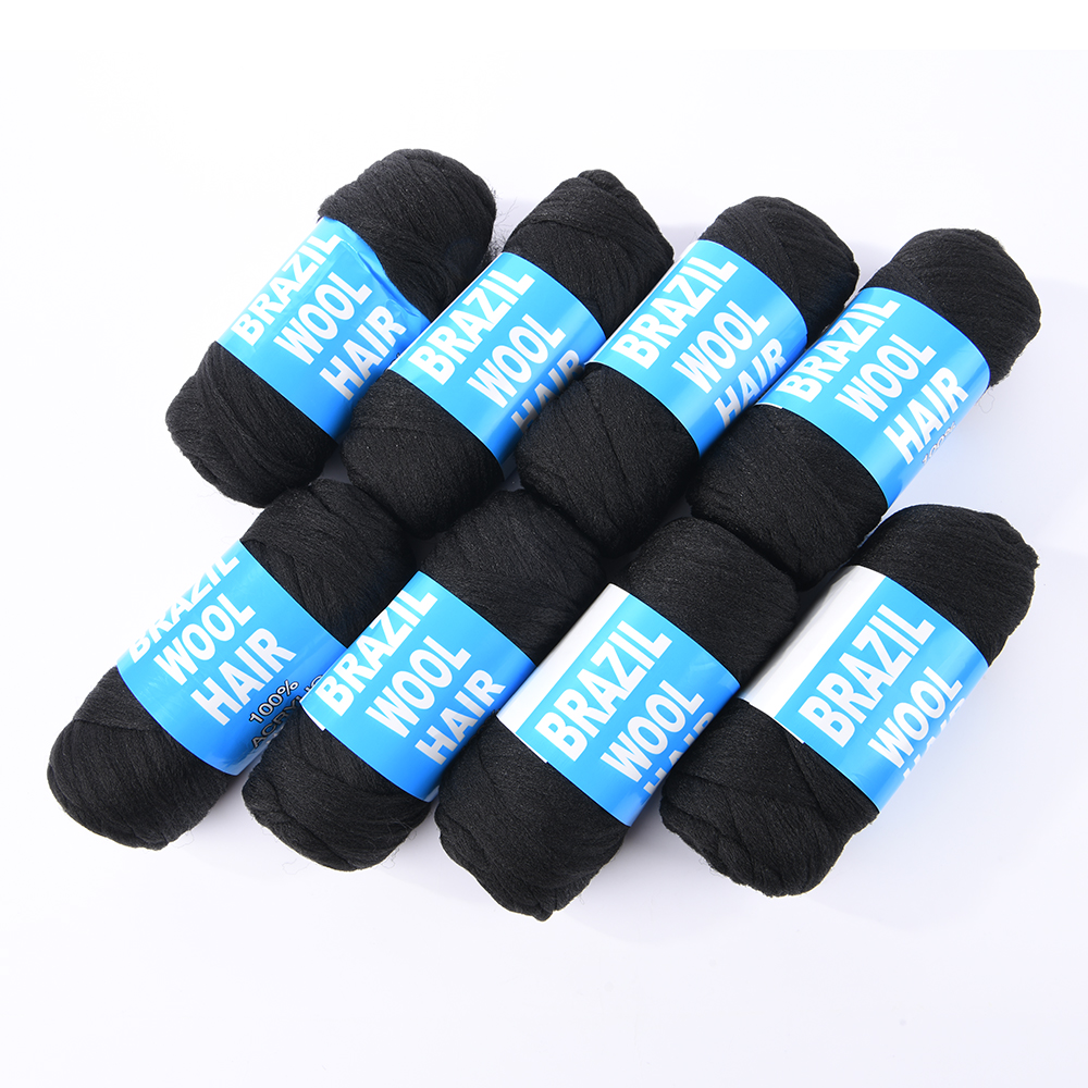 Wholesale Polypropylene Yarn High Quality Hairpiece Polypropylene Fiber Hair Weaving Hair Extension Wool Wholesale Polypropylene Yarn High Quality Hairpiece Polypropylene Fiber Hair Weaving Hair Extension Wool