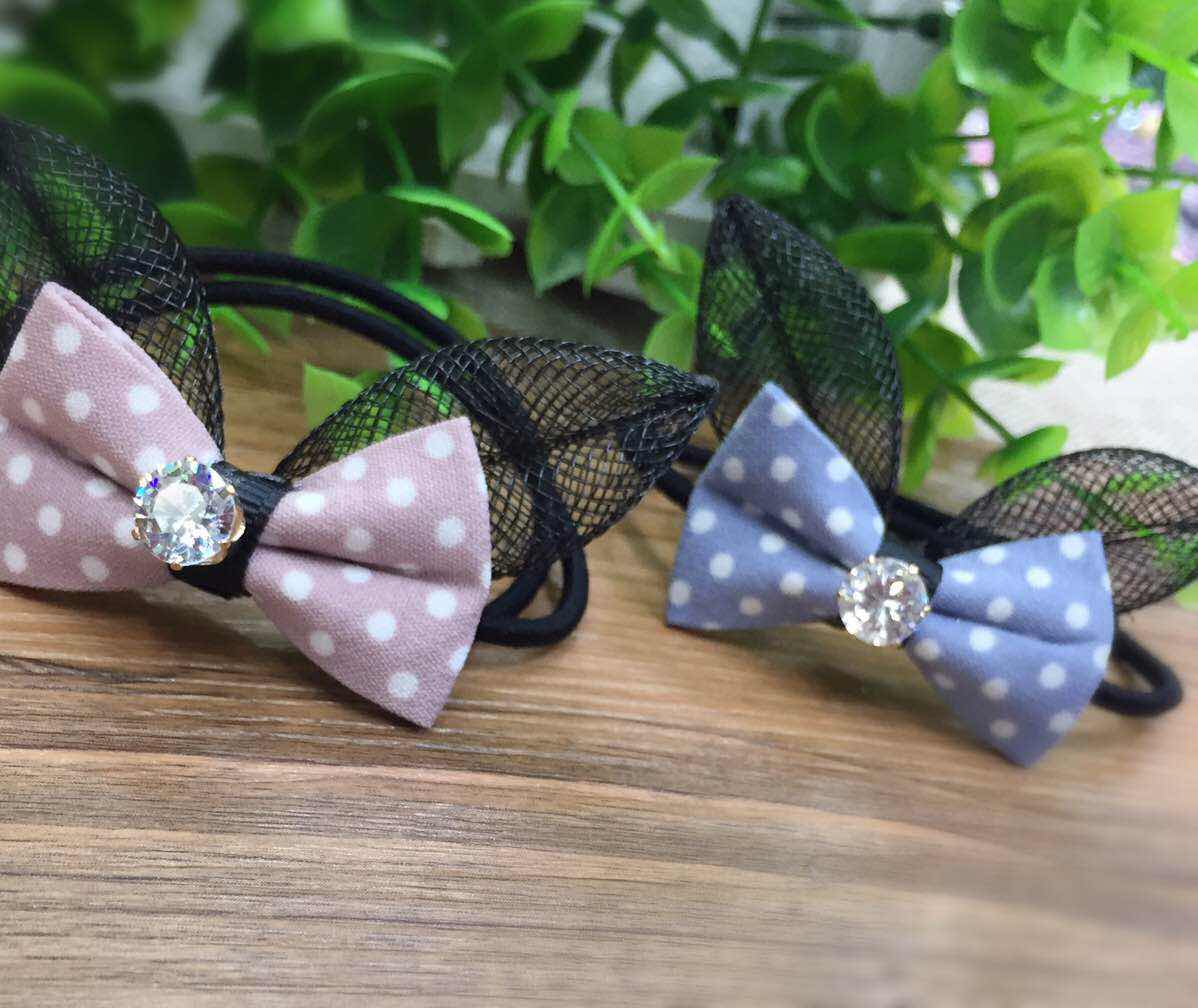 Headwear Korean-Style Rubber Band Rabbit Corner Fabric Ornament