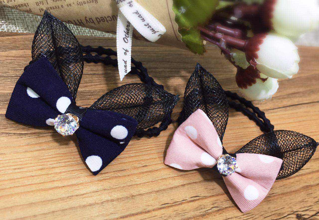 Headwear Korean-Style Rubber Band Rabbit Corner Fabric Ornament