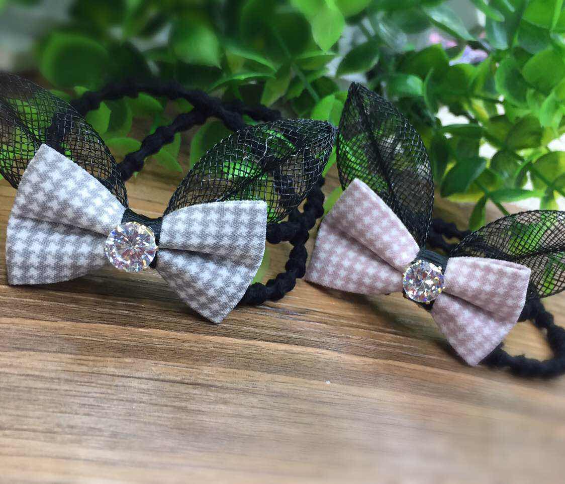 Headwear Korean-Style Rubber Band Rabbit Corner Fabric Ornament
