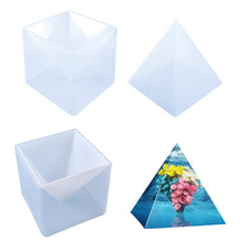 Yu Meiren DIY Crystal Glue Mold Dice Dice round Corner Multi-Specification Digital Game Mirror Silicone Mold