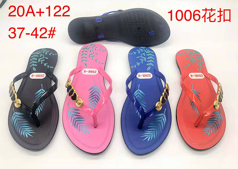 Foreign Trade PVC Blowing African Hard Bottom Printed Black Beach Flip Flops Women's Outer Slippers Factory Custom Foreign Trade PVC Blowing African Hard Bottom Printed Black Beach Flip Flops Women's Outer Slippers Factory Custom